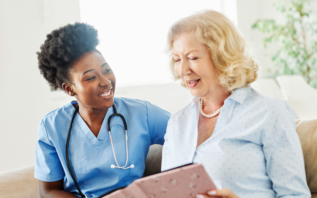 Nurse Doctor Senior Care Caregiver Photo Album