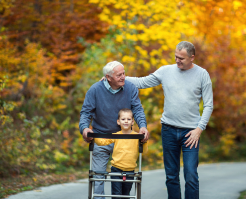 Sandwich Generation With Kids At Home And Taking Care Of Aging Parents